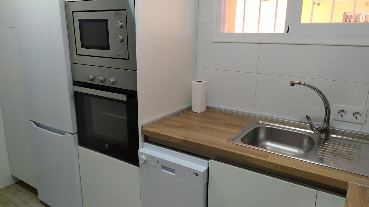 Coqueto Apartamento Con Terraza En La Playa Roquetas de Mar Bagian luar foto