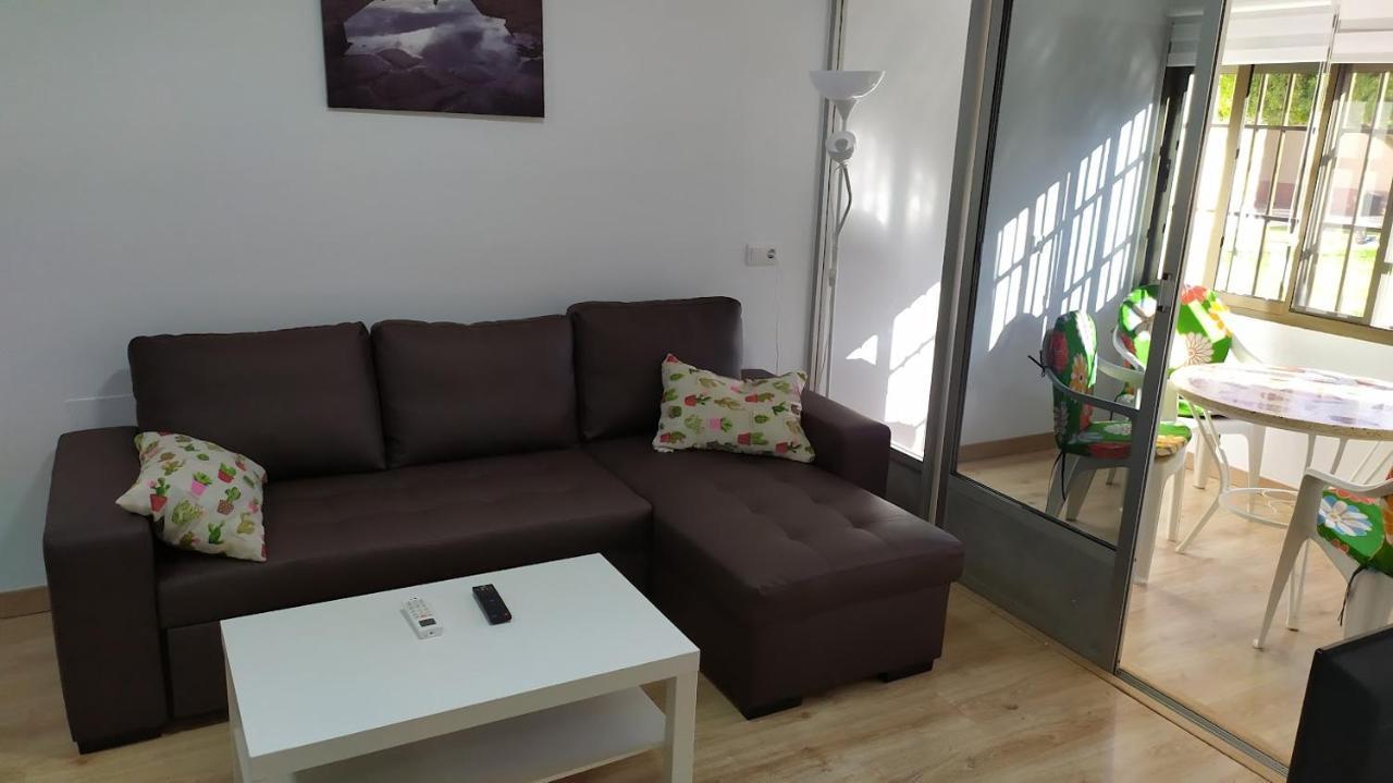 Coqueto Apartamento Con Terraza En La Playa Roquetas de Mar Bagian luar foto
