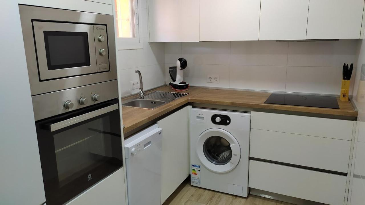 Coqueto Apartamento Con Terraza En La Playa Roquetas de Mar Bagian luar foto