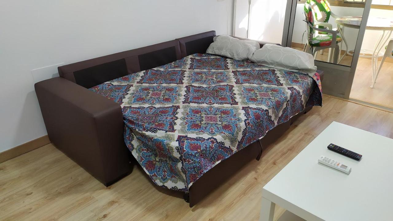 Coqueto Apartamento Con Terraza En La Playa Roquetas de Mar Bagian luar foto