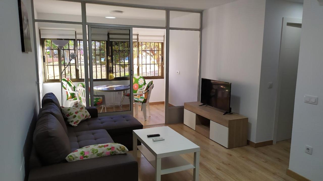 Coqueto Apartamento Con Terraza En La Playa Roquetas de Mar Bagian luar foto