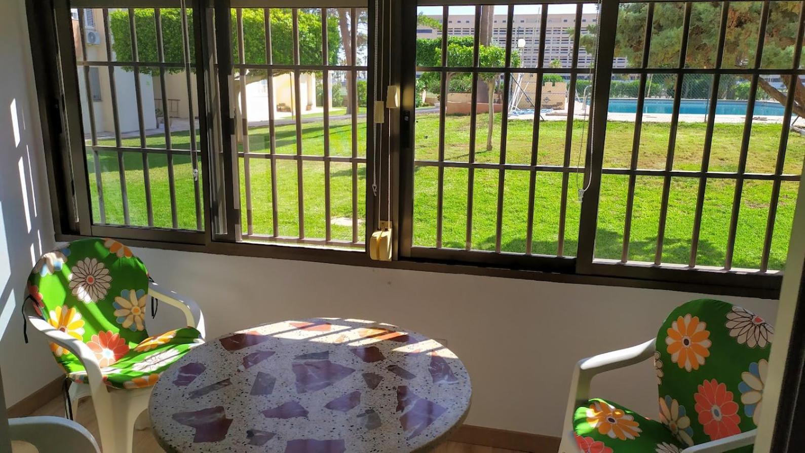 Coqueto Apartamento Con Terraza En La Playa Roquetas de Mar Bagian luar foto